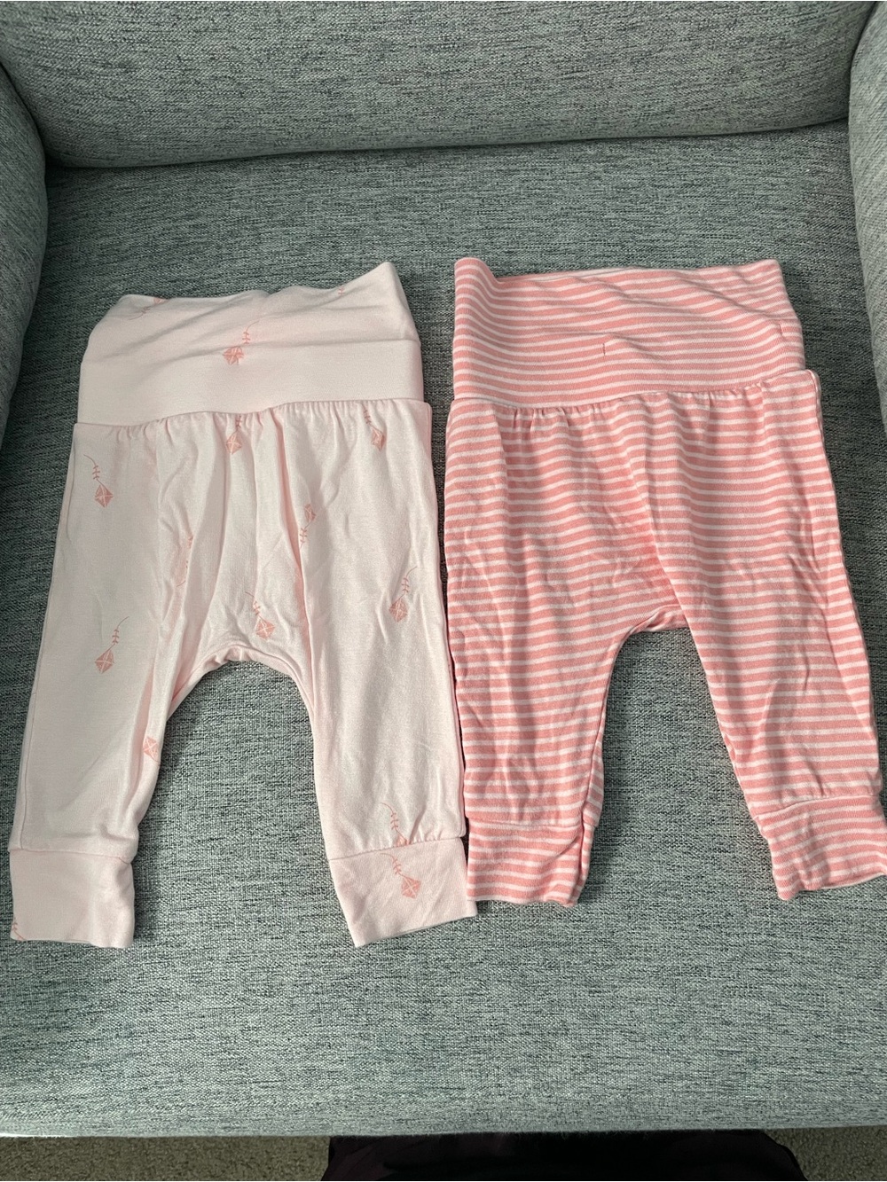 Set of 2 Baby Pink Leggings - Viscose Stretch